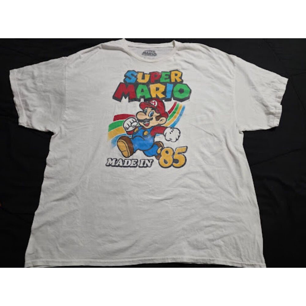 VTG Style Super Mario Bros '85 Graphic Tee Men's Retro Nintendo 80's Pop Culture